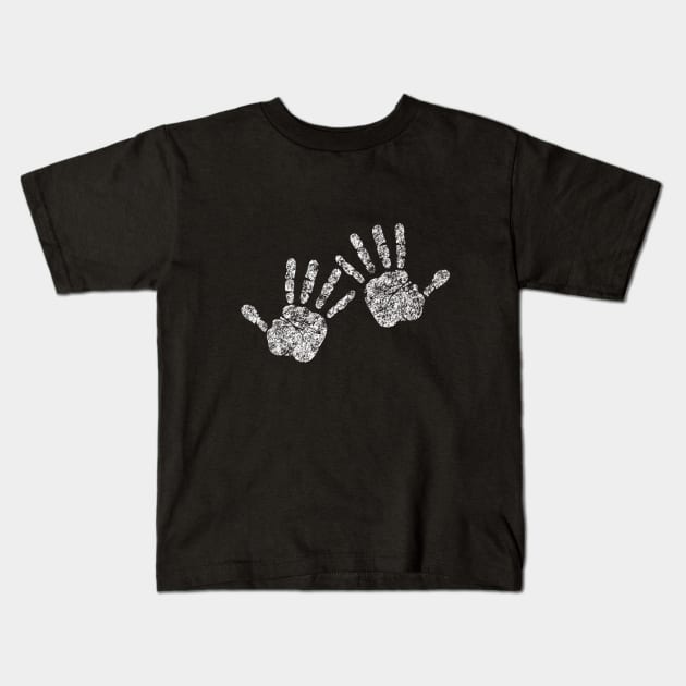 Climbing - Chalk Hands Kids T-Shirt by Kudostees